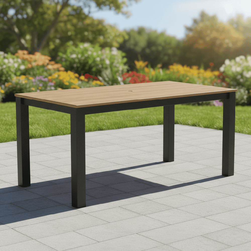 POLYWOOD® Studio Parsons 34" X 64" Dining Table - Select Accents - DT3464-T14 Table POLYWOOD®