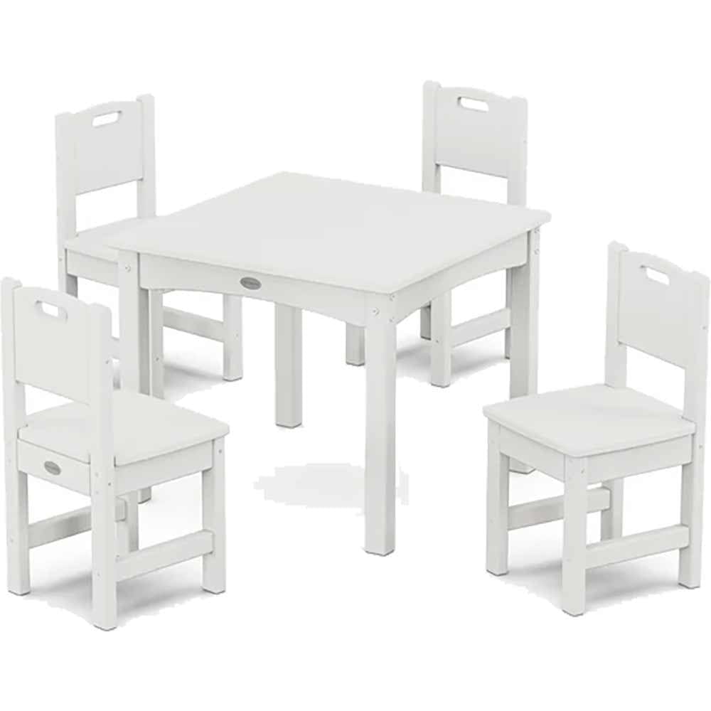 POLYWOOD® Toddler 5-Piece Dining Set - PWS2712-1 Outdoor Furniture POLYWOOD®
