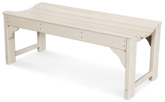 POLYWOOD® Traditional Garden 48" Backless Bench - BAB148 Benches POLYWOOD®