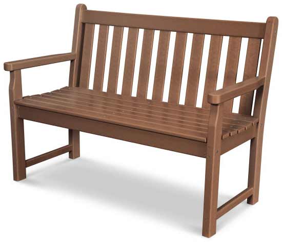 POLYWOOD® Traditional Garden 48" Bench - TGB48 Benches POLYWOOD®