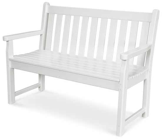 POLYWOOD® Traditional Garden 48" Bench - TGB48 Benches POLYWOOD®