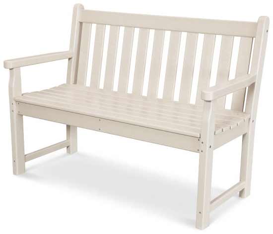 POLYWOOD® Traditional Garden 48" Bench - TGB48 Benches POLYWOOD®