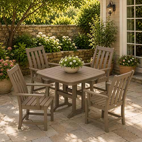 POLYWOOD® Vineyard 5-Piece Dining Set - PWS660-1