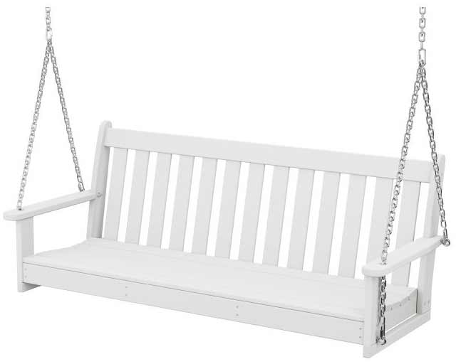 POLYWOOD® Vineyard 60" Porch Swing - GNS60 Porch Swing POLYWOOD®