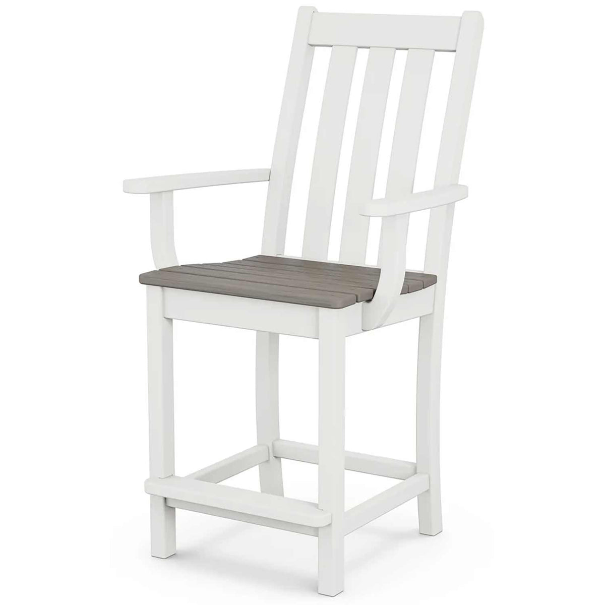 POLYWOOD® Vineyard Counter Arm Chair - Select Accents - VND231 Chair POLYWOOD®