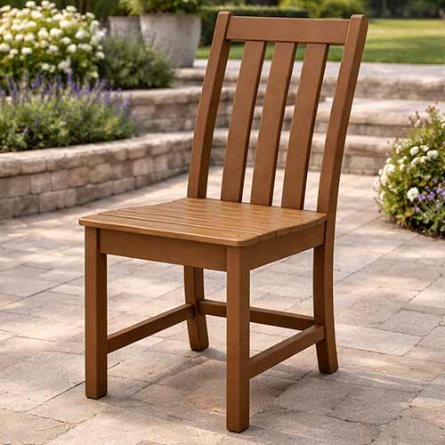 POLYWOOD® Vineyard Dining Side Chair - Select Accents - VND130