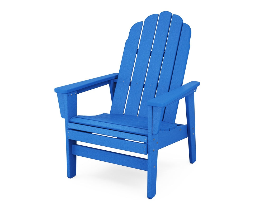 Vineyard Grand Upright Adirondack Chair - Pacific Blue