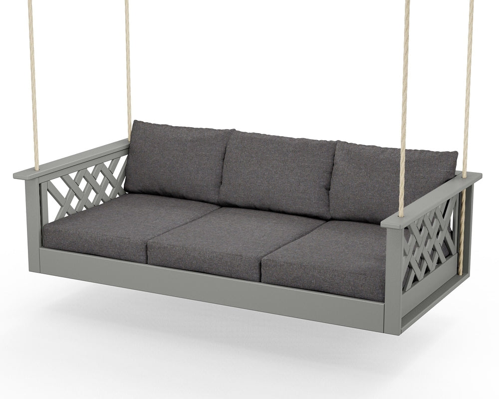 Wovendale Daybed Swing - Slate Grey / Ash Charcoal