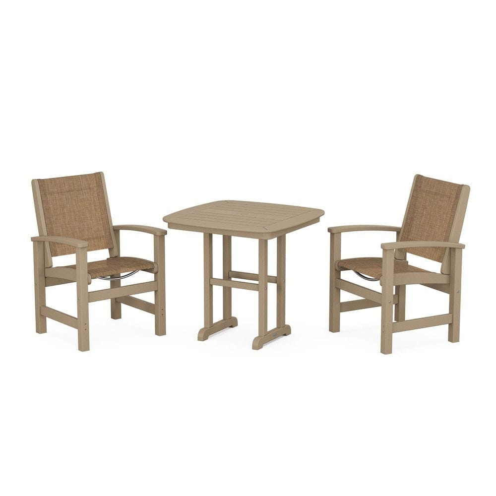 POLYWOOD® - Coastal 3-Piece Dining Set - PWS1205 Outdoor Furniture POLYWOOD®
