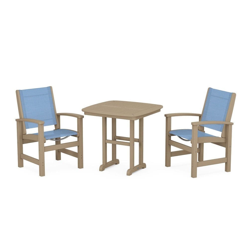 POLYWOOD® - Coastal 3-Piece Dining Set - PWS1205 Outdoor Furniture POLYWOOD®