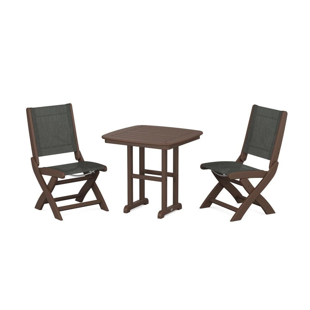 POLYWOOD® - Coastal Folding Side Chair 3-Piece Dining Set - PWS1207