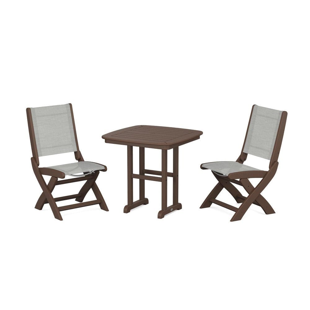 POLYWOOD® - Coastal Folding Side Chair 3-Piece Dining Set - PWS1207