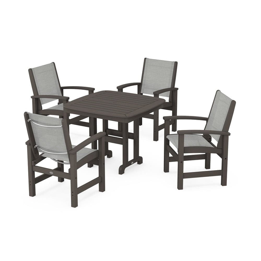 POLYWOOD® - Coastal 5-Piece Dining Set - PWS1236