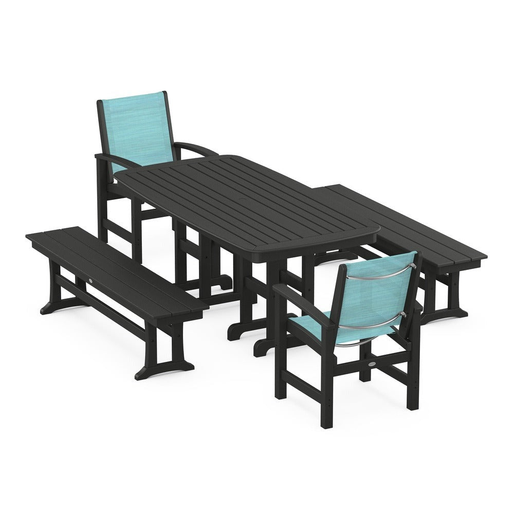 POLYWOOD® - Coastal 5-Piece Dining Set - PWS1263