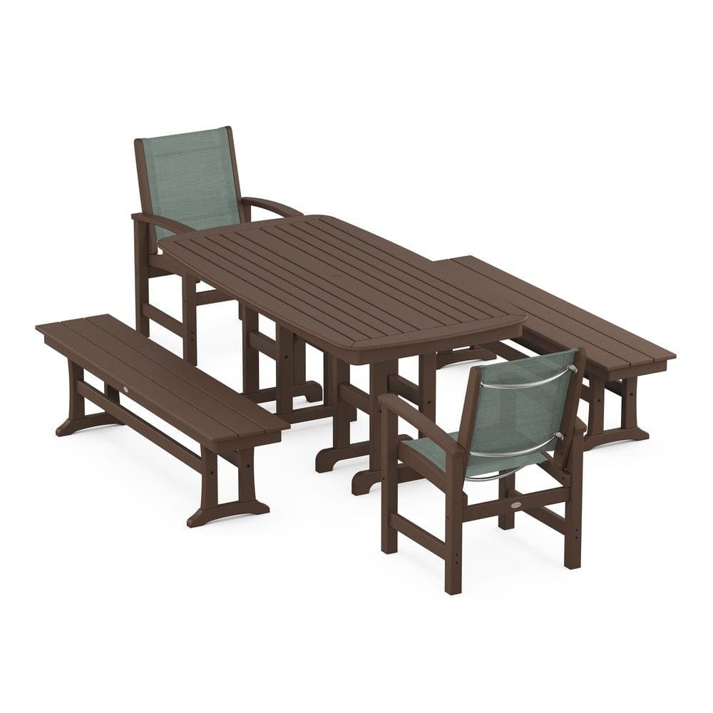 POLYWOOD® - Coastal 5-Piece Dining Set - PWS1263 Outdoor Furniture POLYWOOD®