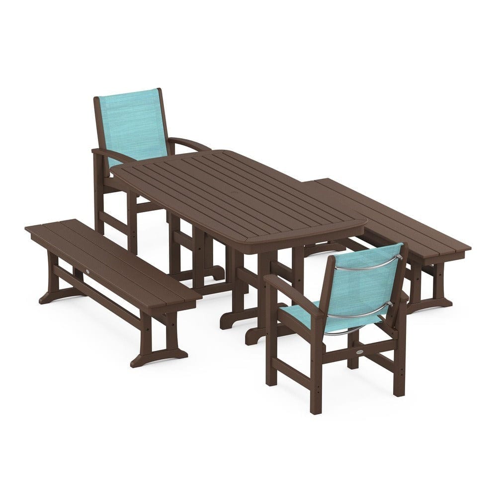 POLYWOOD® - Coastal 5-Piece Dining Set - PWS1263 Outdoor Furniture POLYWOOD®