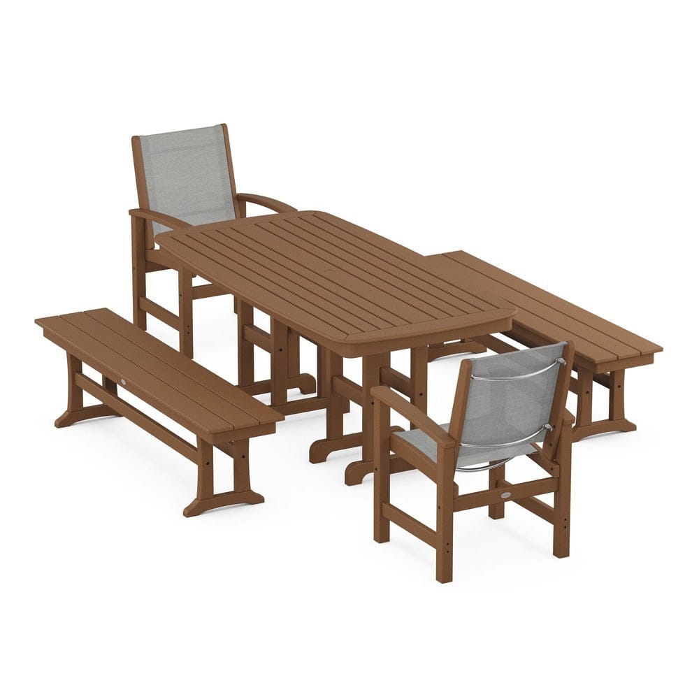 POLYWOOD® - Coastal 5-Piece Dining Set - PWS1263