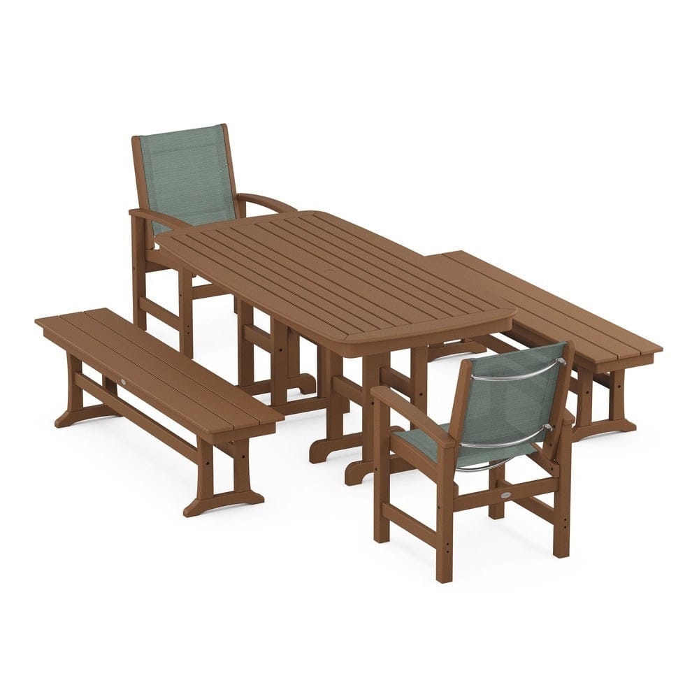 POLYWOOD® - Coastal 5-Piece Dining Set - PWS1263