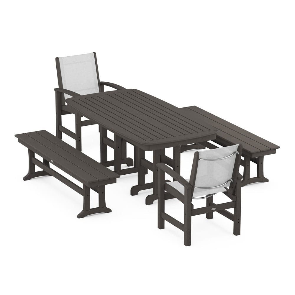 POLYWOOD® - Coastal 5-Piece Dining Set - PWS1263