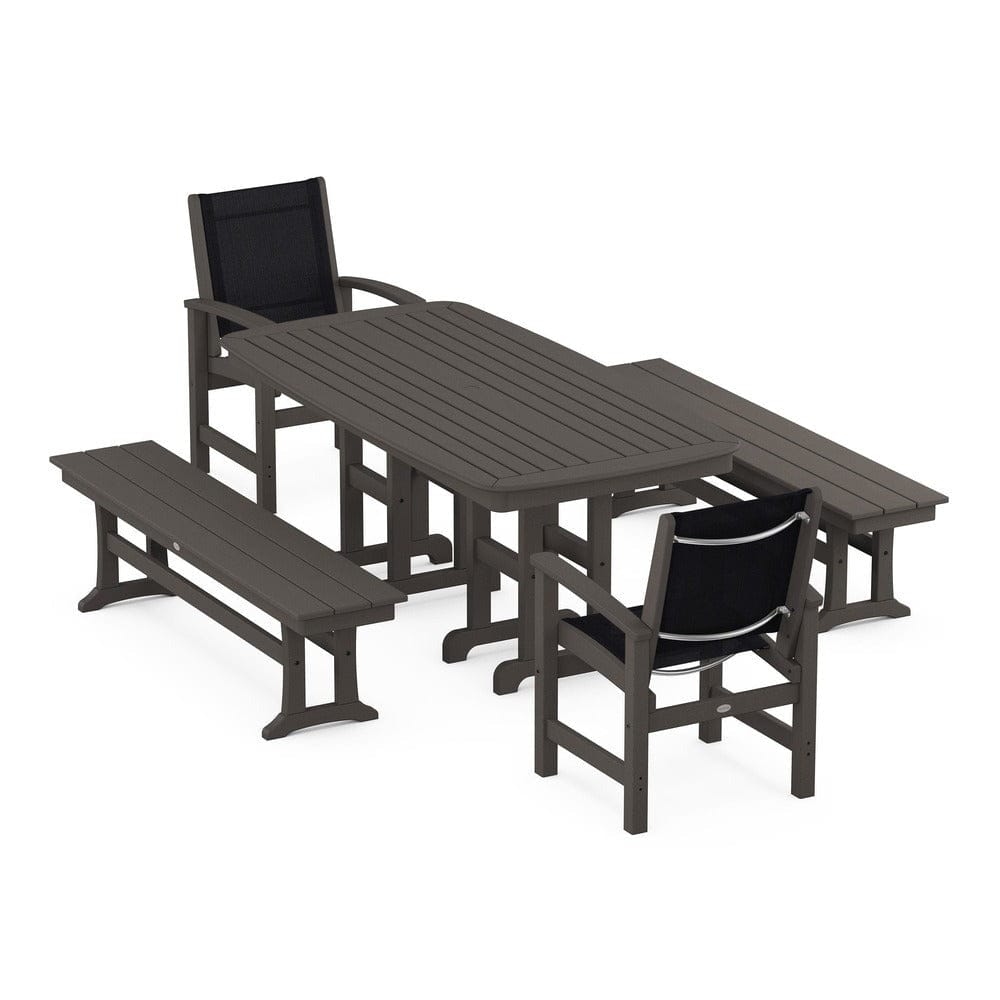 POLYWOOD® - Coastal 5-Piece Dining Set - PWS1263