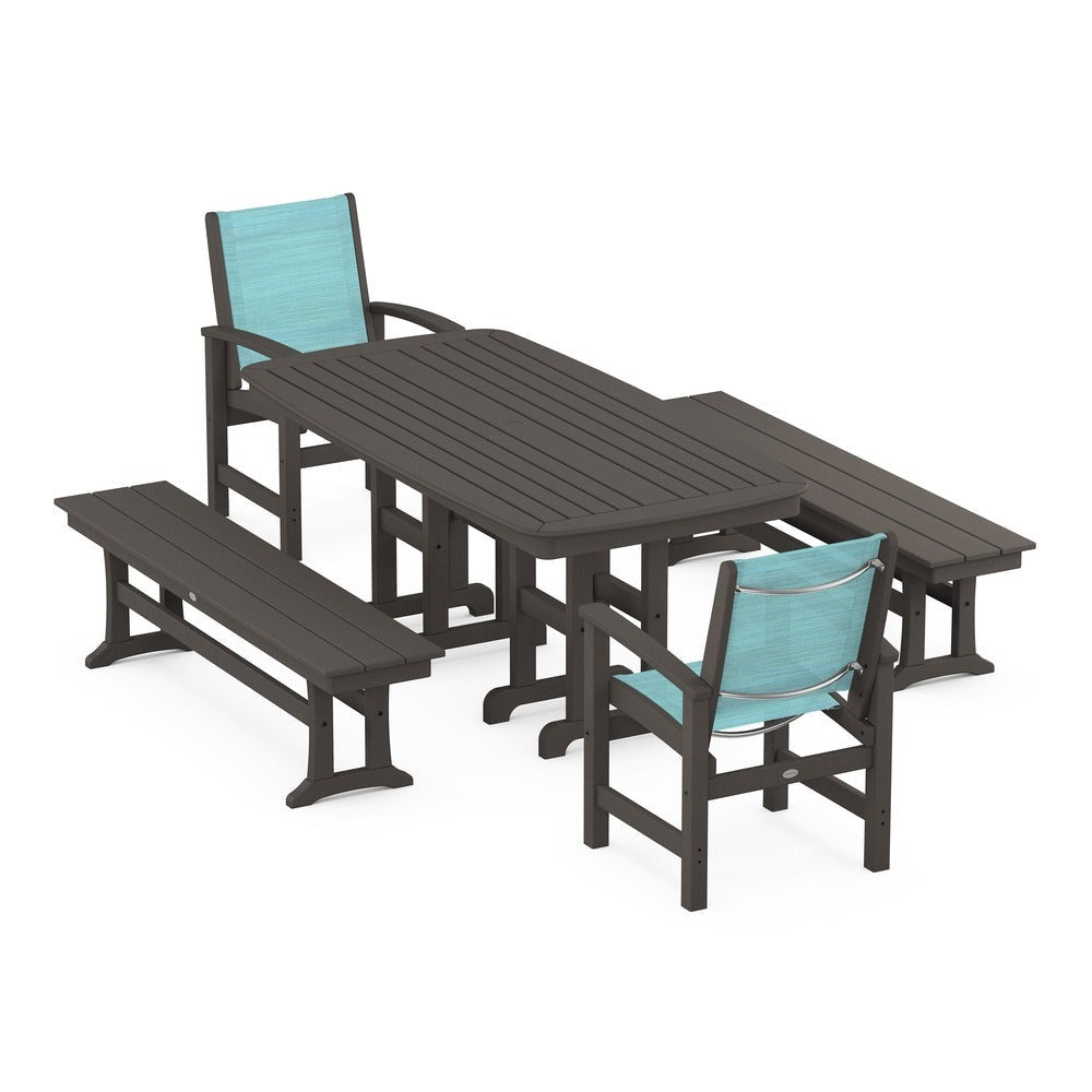 POLYWOOD® - Coastal 5-Piece Dining Set - PWS1263