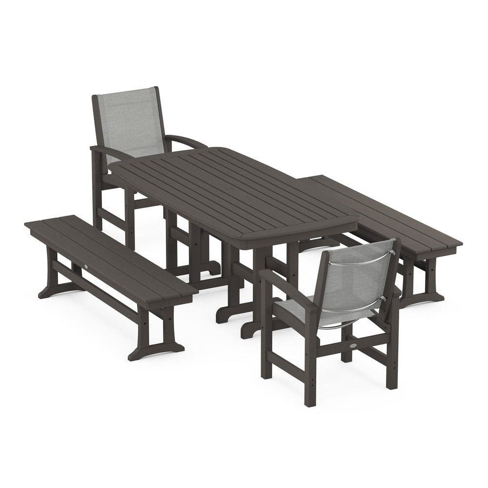 POLYWOOD® - Coastal 5-Piece Dining Set - PWS1263