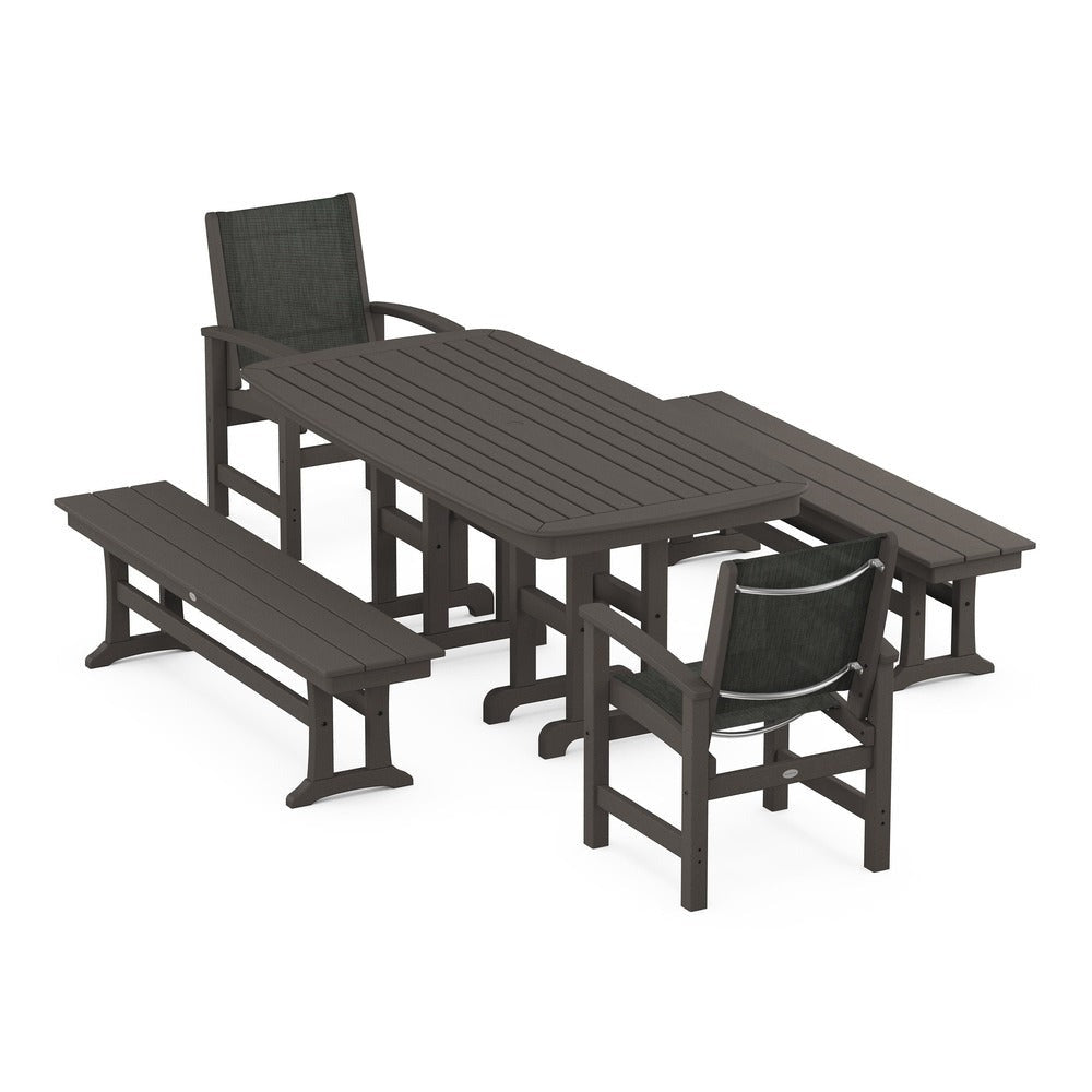 POLYWOOD® - Coastal 5-Piece Dining Set - PWS1263