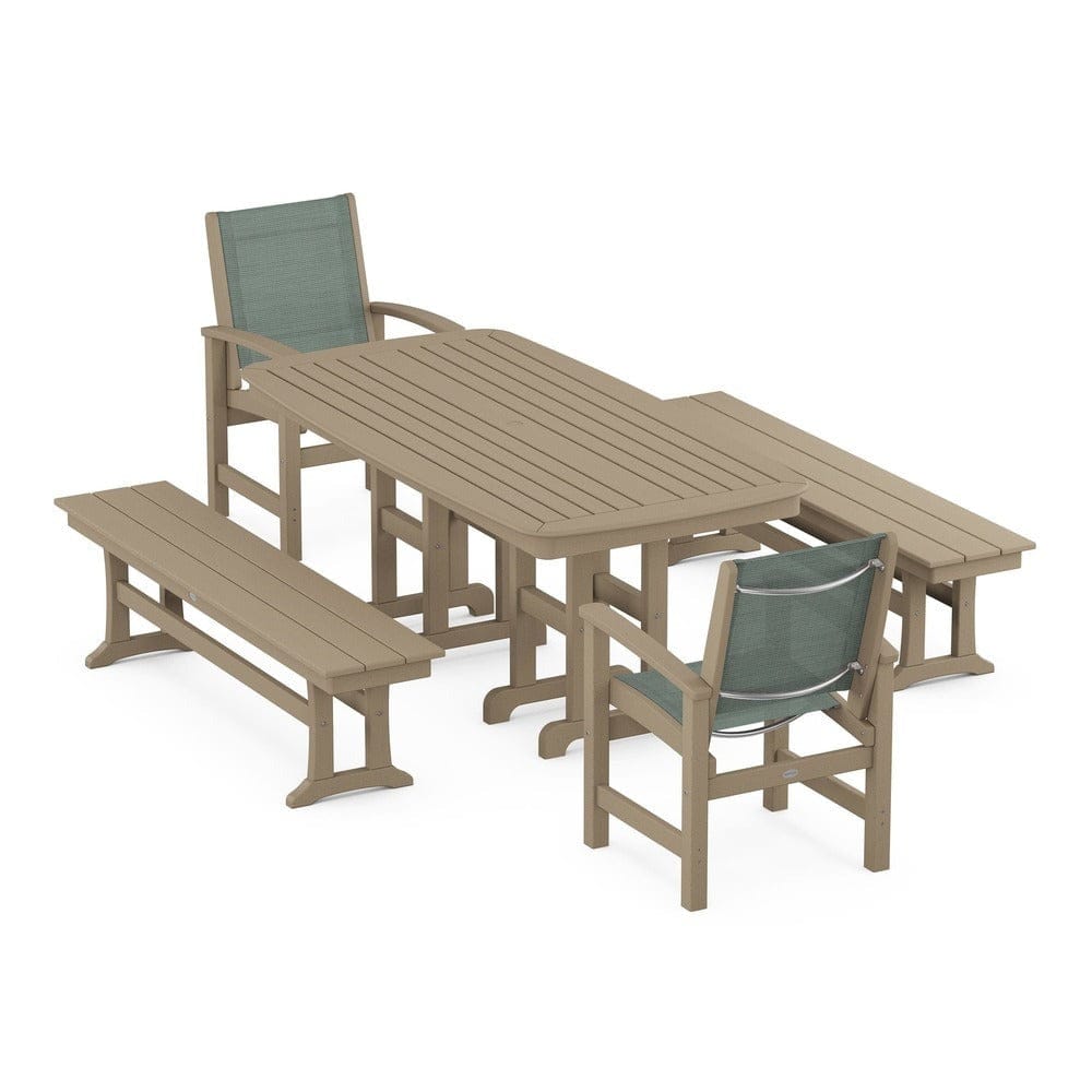 POLYWOOD® - Coastal 5-Piece Dining Set - PWS1263
