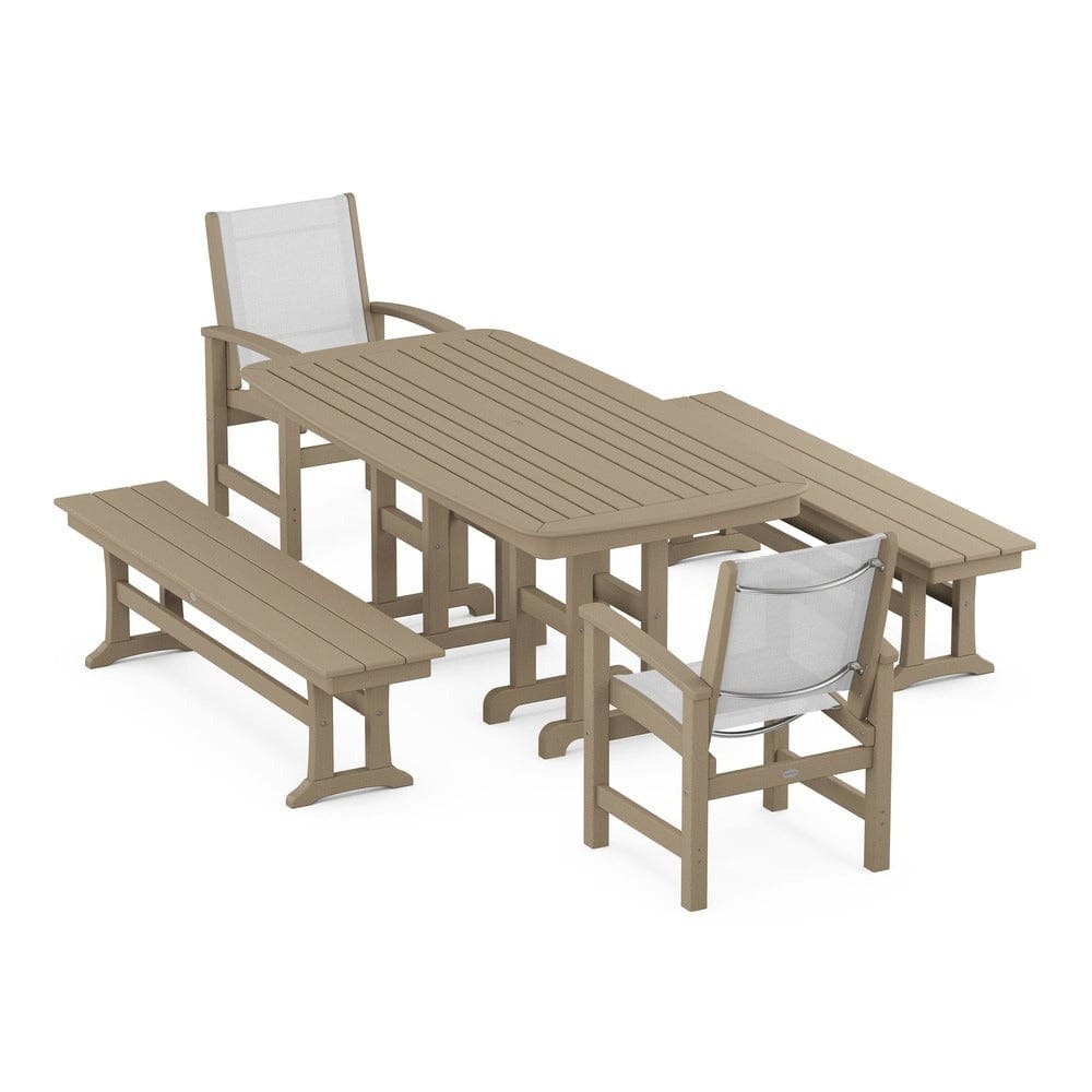 POLYWOOD® - Coastal 5-Piece Dining Set - PWS1263