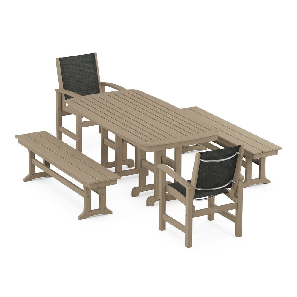 POLYWOOD® - Coastal 5-Piece Dining Set - PWS1263