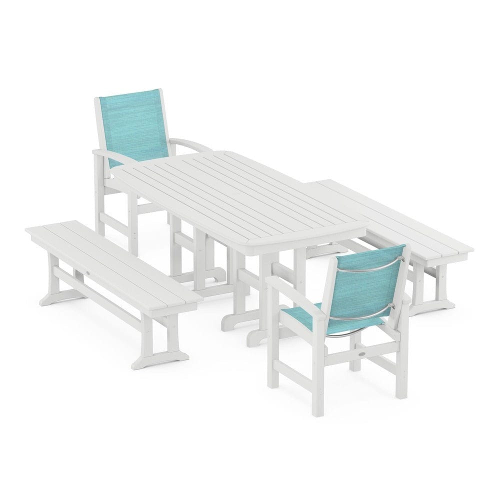 POLYWOOD® - Coastal 5-Piece Dining Set - PWS1263