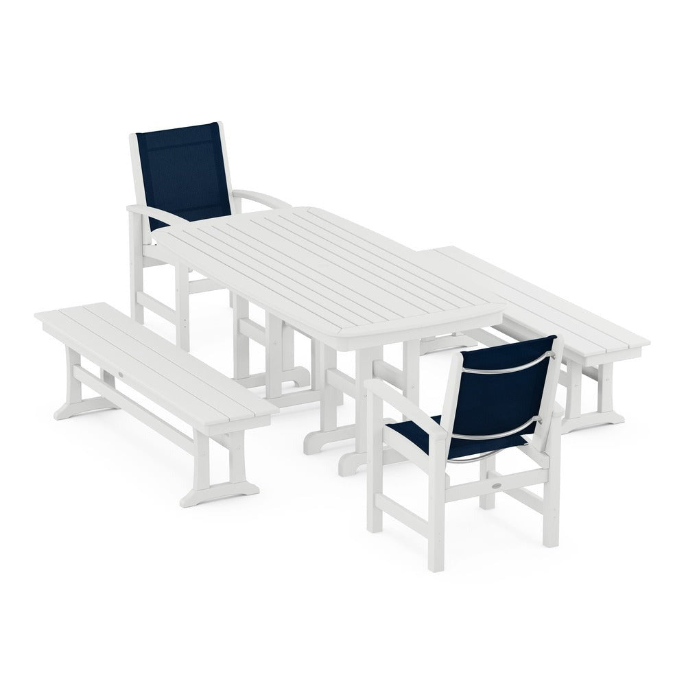POLYWOOD® - Coastal 5-Piece Dining Set - PWS1263