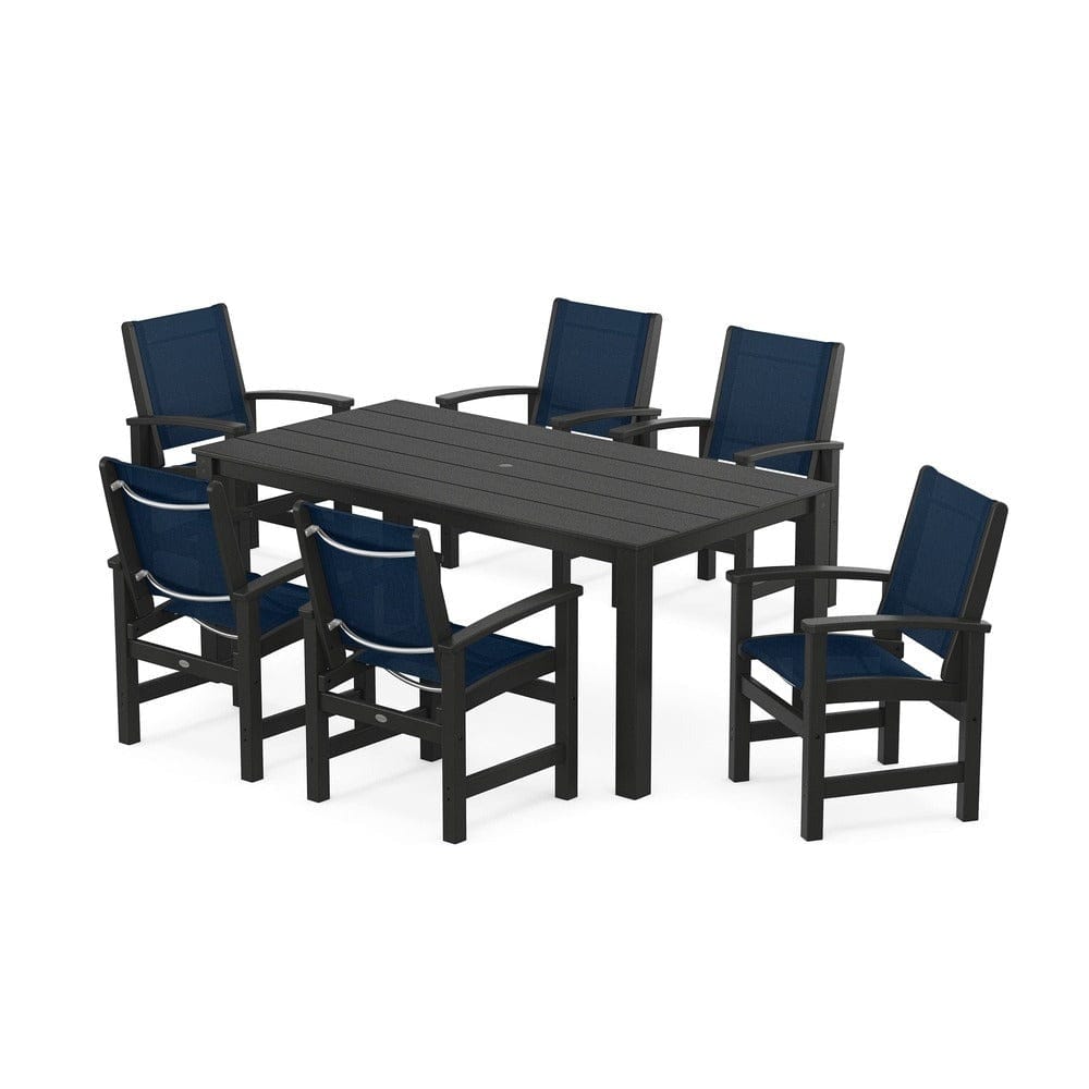 POLYWOOD® - Coastal 7-Piece Parsons Dining Set - PWS2275
