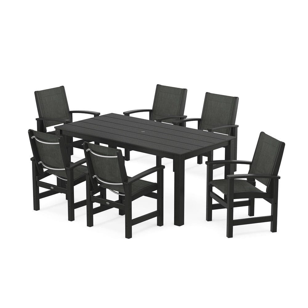 POLYWOOD® - Coastal 7-Piece Parsons Dining Set - PWS2275