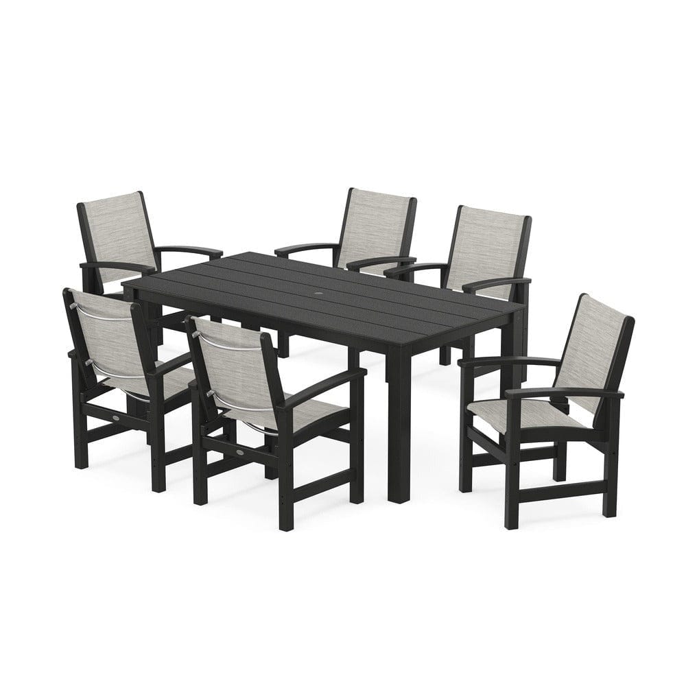 POLYWOOD® - Coastal 7-Piece Parsons Dining Set - PWS2275 Outdoor Furniture POLYWOOD®