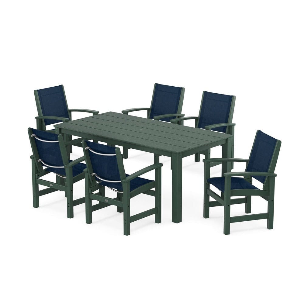 POLYWOOD® - Coastal 7-Piece Parsons Dining Set - PWS2275