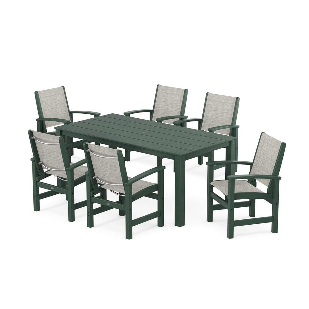 POLYWOOD® - Coastal 7-Piece Parsons Dining Set - PWS2275