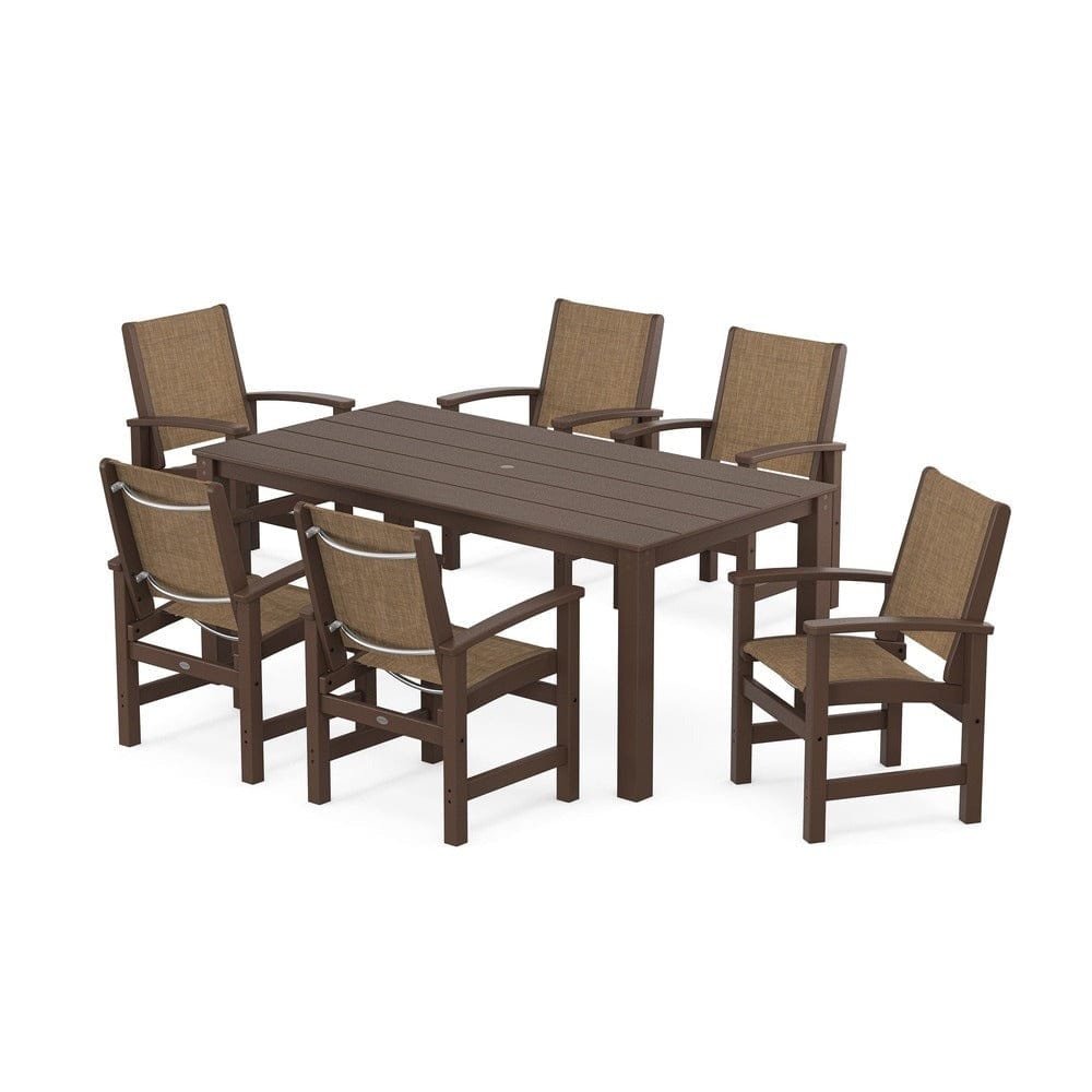 POLYWOOD® - Coastal 7-Piece Parsons Dining Set - PWS2275