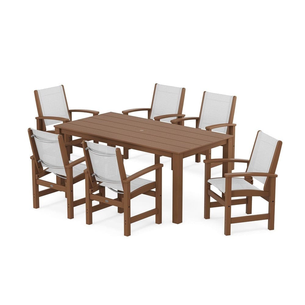 POLYWOOD® - Coastal 7-Piece Parsons Dining Set - PWS2275