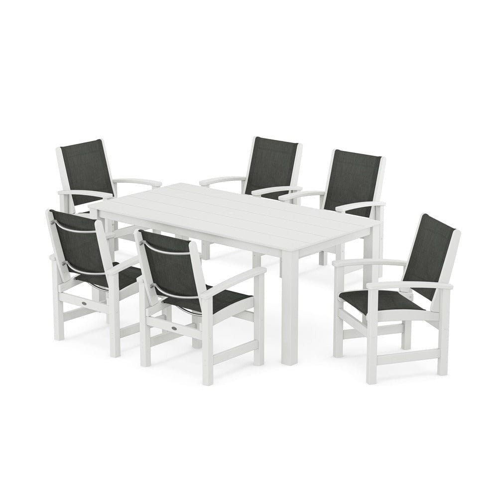 POLYWOOD® - Coastal 7-Piece Parsons Dining Set - PWS2275
