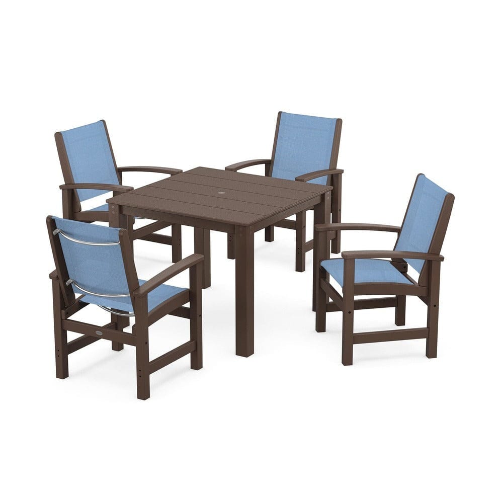 POLYWOOD® - Coastal 5-Piece Parsons Dining Set - PWS2278