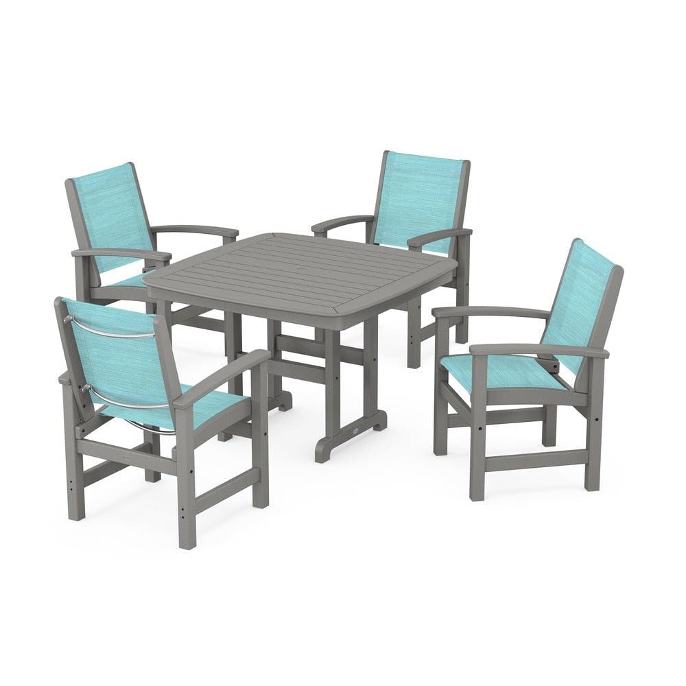 POLYWOOD® - Coastal 5-Piece Dining Set - PWS914 Outdoor Furniture POLYWOOD®