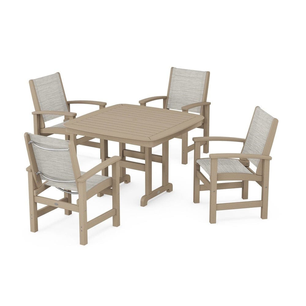 POLYWOOD® - Coastal 5-Piece Dining Set - PWS914 Outdoor Furniture POLYWOOD®
