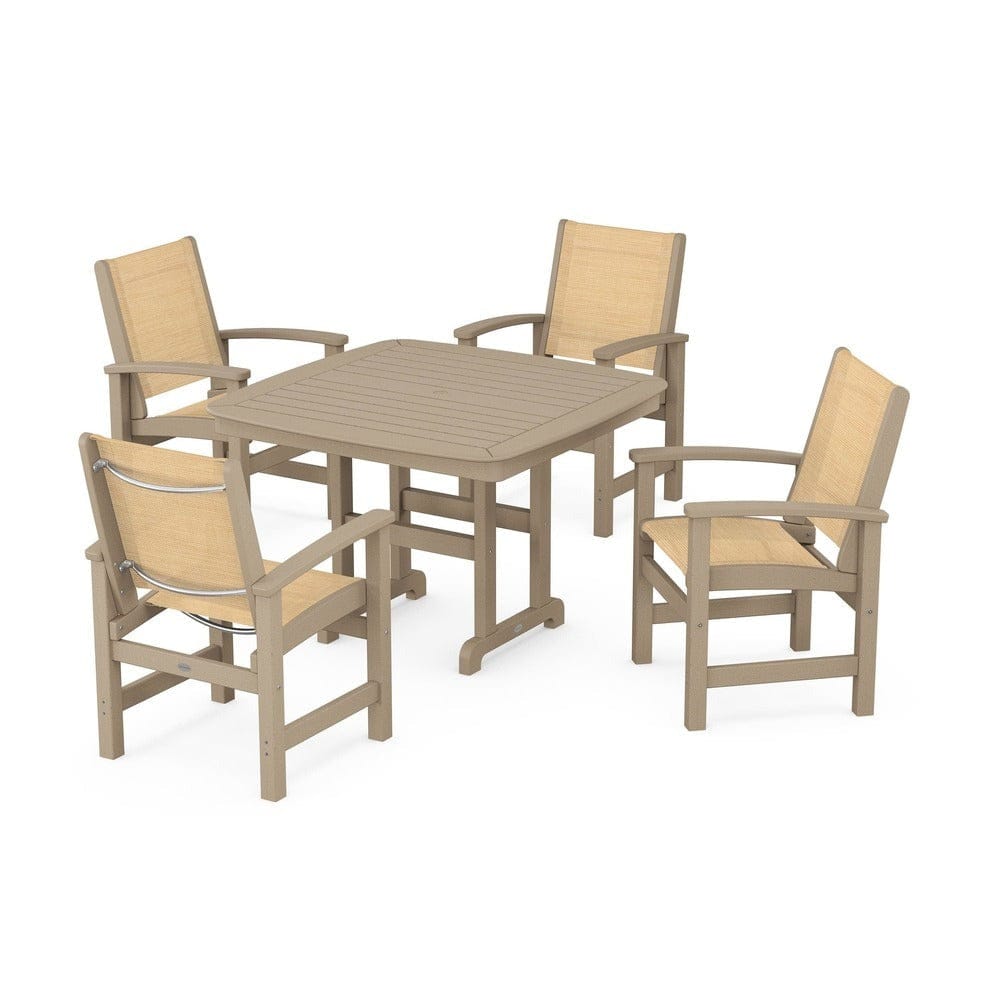 POLYWOOD® - Coastal 5-Piece Dining Set - PWS914