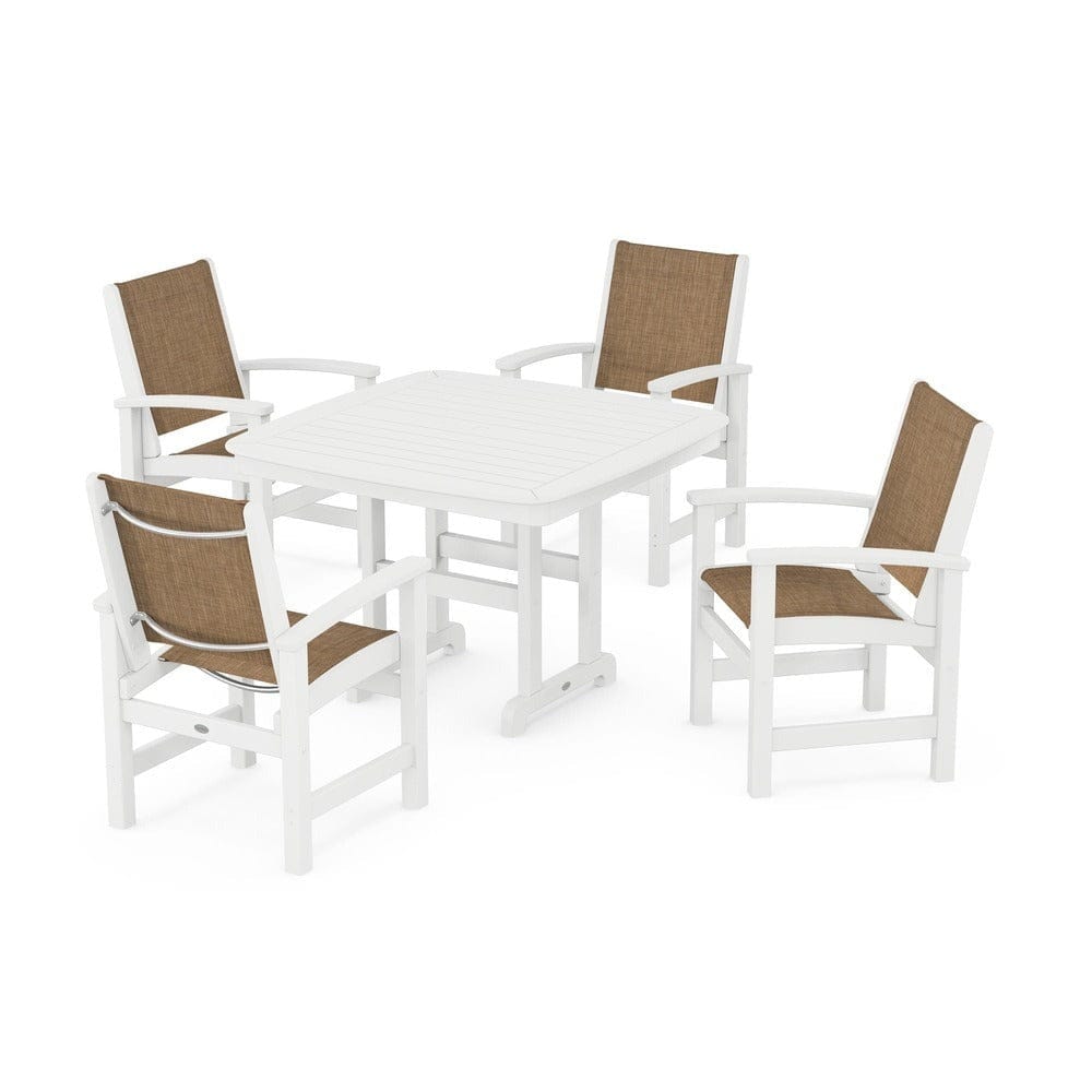 POLYWOOD® - Coastal 5-Piece Dining Set - PWS914 Outdoor Furniture POLYWOOD®