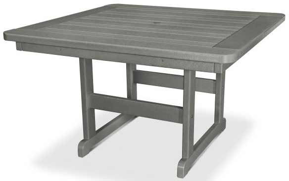 POLYWOOD® Park 48" Square Table - PST48 Table POLYWOOD®