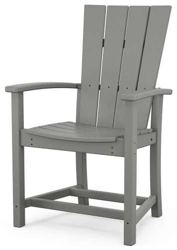 POLYWOOD® Quattro Adirondack Dining Chair - QLD200 Chair POLYWOOD®
