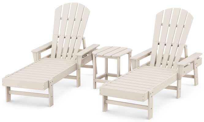 POLYWOOD® South Beach Chaise 3-Piece Set - PWS178-1 Chaise POLYWOOD®