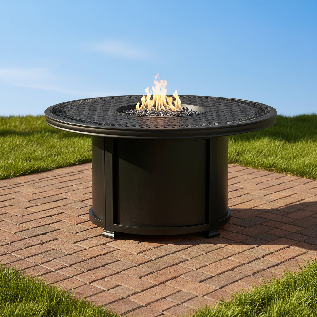 Agio Sullivan 48" Round Fire Table