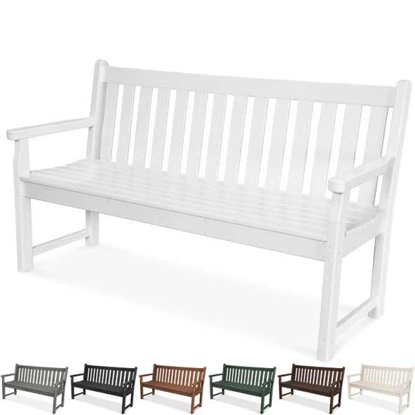 POLYWOOD® Traditional Garden 60" Bench - TGB60 Benches POLYWOOD®